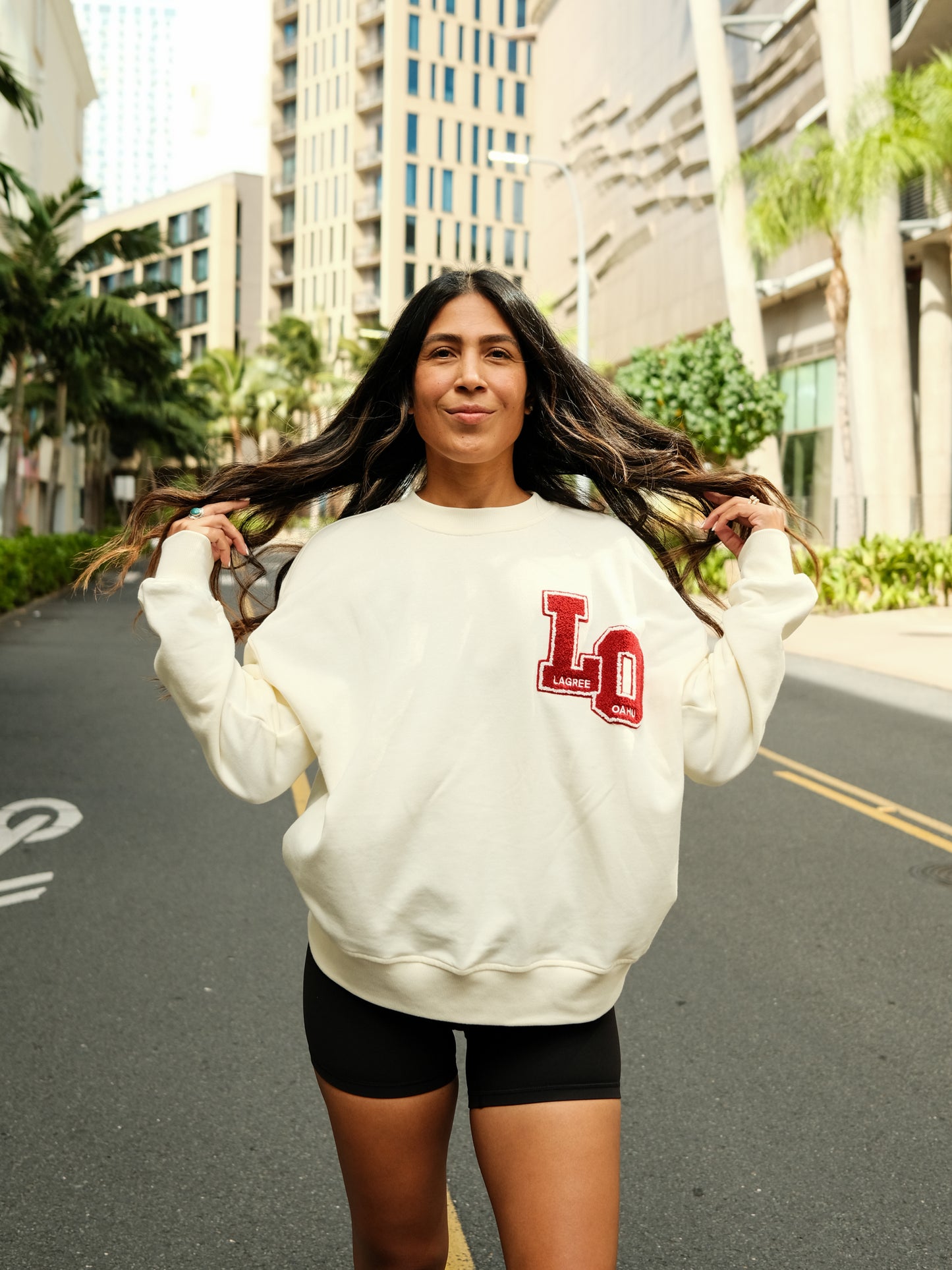 LO Varsity Sweatshirt with Matching Socks