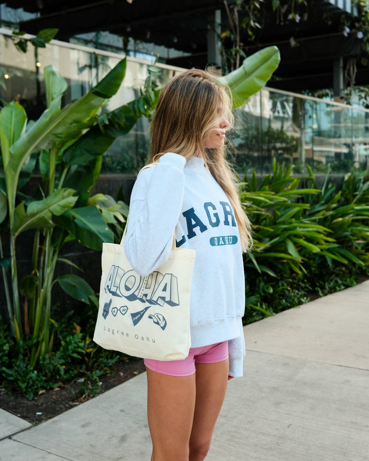Lagree Oahu Sweatshirt with Matching Socks