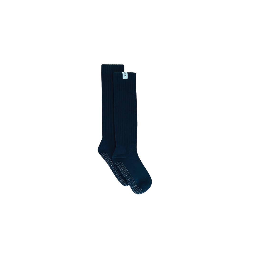 Honolulu Scrunchie Socks (Black)