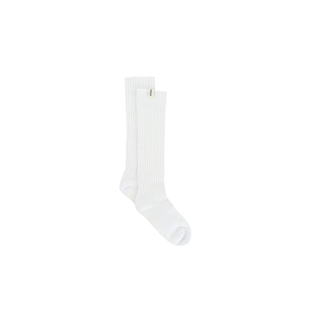 Honolulu Scrunchie Socks (White)